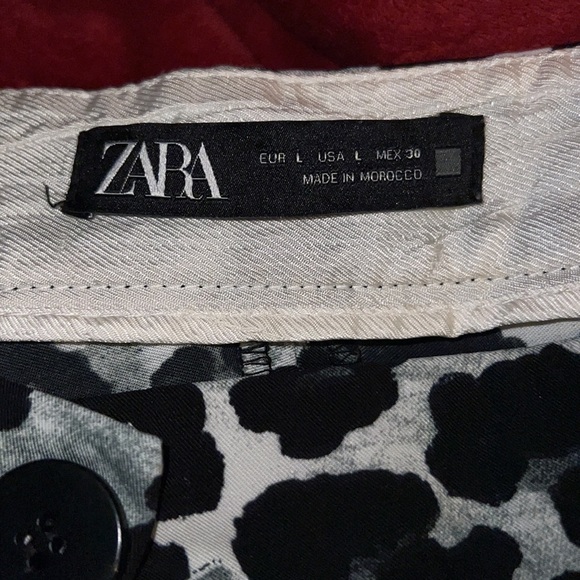 ZARA Leopard print Skort L - Picture 6 of 11